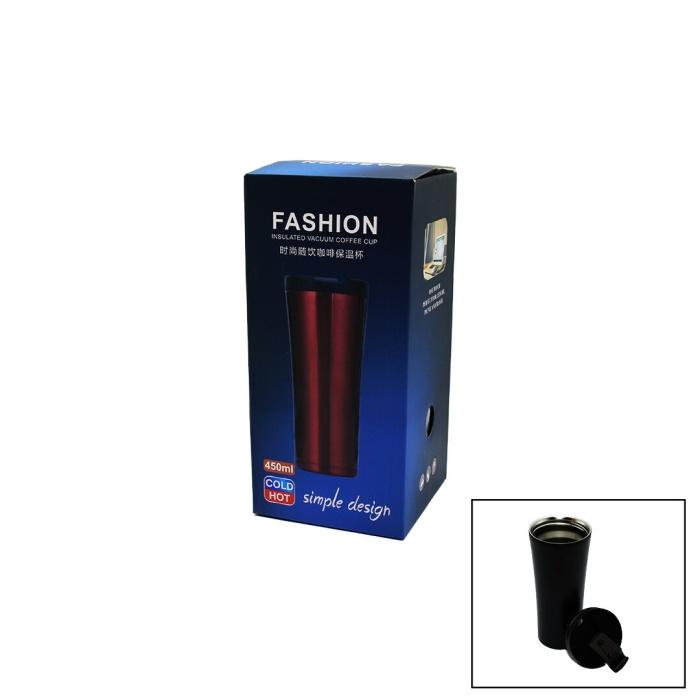 FASHION ENF-227 ( 450ML ) COFFEE ÇELİK ( UZUN ) BARDAK TERMOS*50