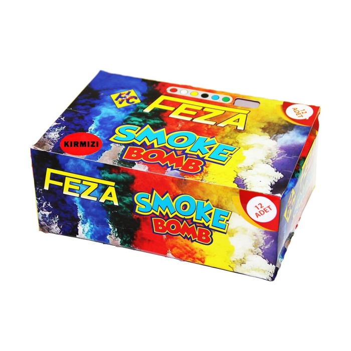 FEZA SMOKE BOMB ( KIRMIZI ) SİS*12X24