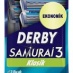 DERBY SAMURAİ 3 BIÇAK KLASİK 10PCS POŞETLİ*10X8