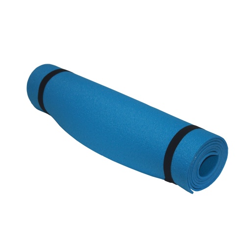 FoamStore Pilates Yoga Matı 180x60 5mm Çizgi Desen Mavi