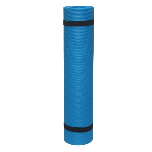 FoamStore Pilates Yoga Matı 180x60 5mm Çizgi Desen Mavi