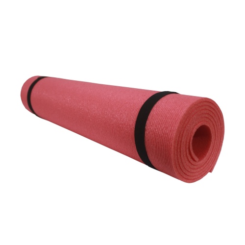 FoamStore Pilates Yoga Matı 180x60 5mmÇizgi Desen Pembe