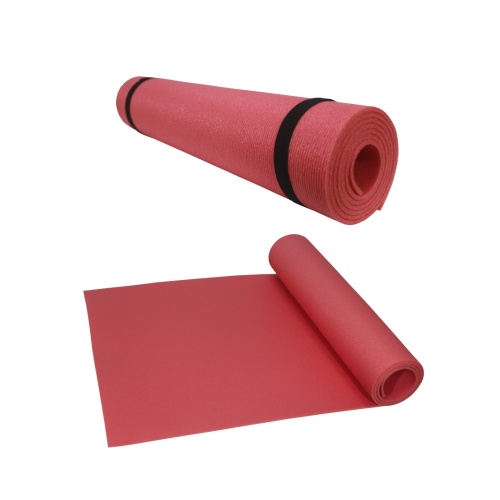 FoamStore Pilates Yoga Matı 180x60 5mmÇizgi Desen Pembe