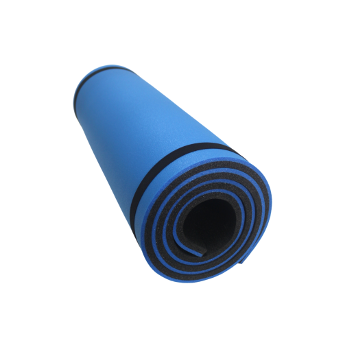 180x60cm 15mm Mavi-Siyah Extra Rahat Yoga Pilates Matı