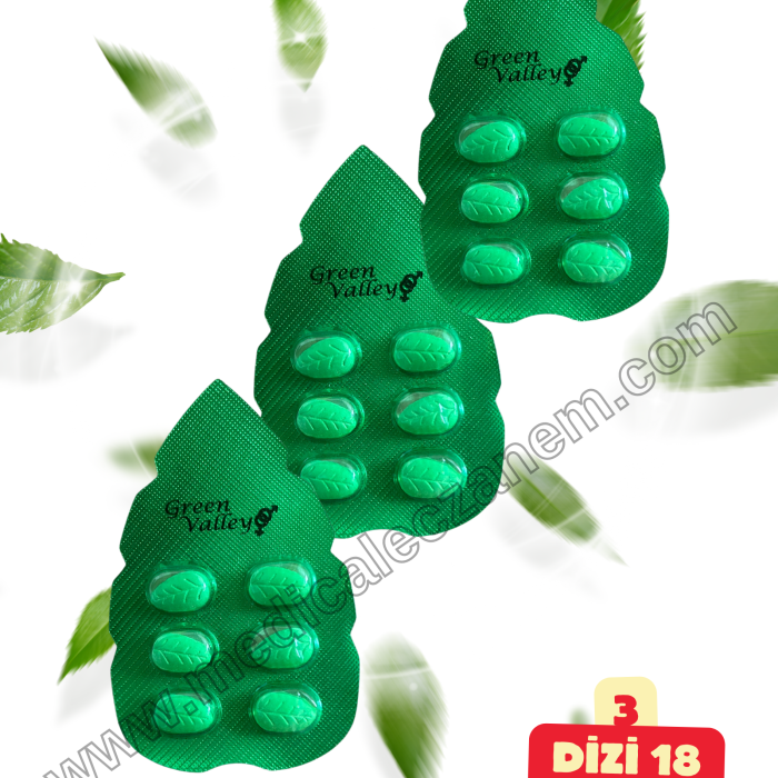 Green Valley 125mg ( 3 Dizi 18 Tablet)