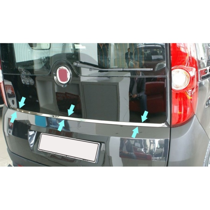 Bagaj Cam Alt Çıta Krom Doblo-2 Panel Van LAV 2010-2014 Arası Modeller İçin