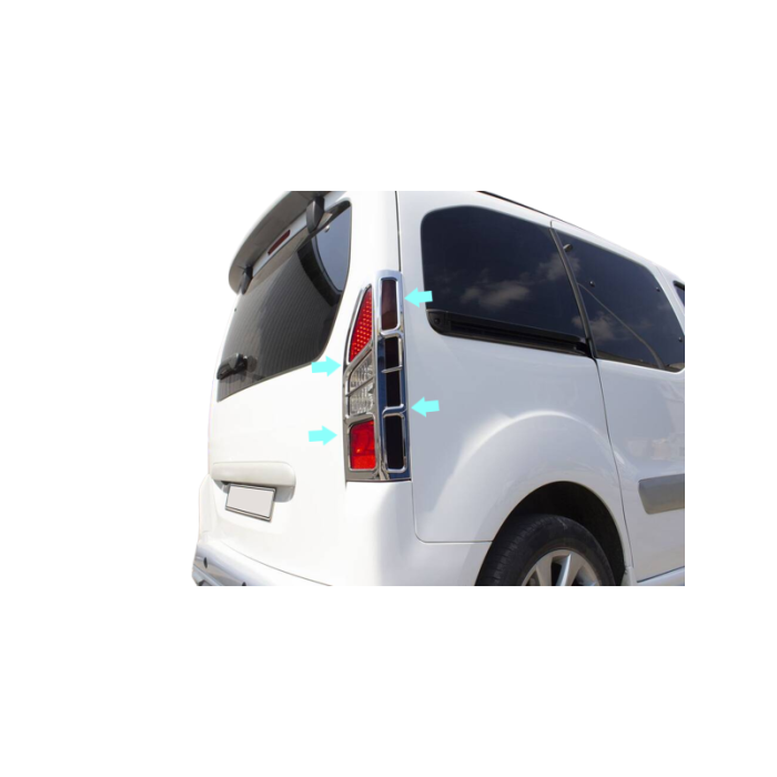 Stop Çerçevesi Abs Krom 2 Parça Berlingo-2 Mini Van 2012-2018 Arası Modeller İçin