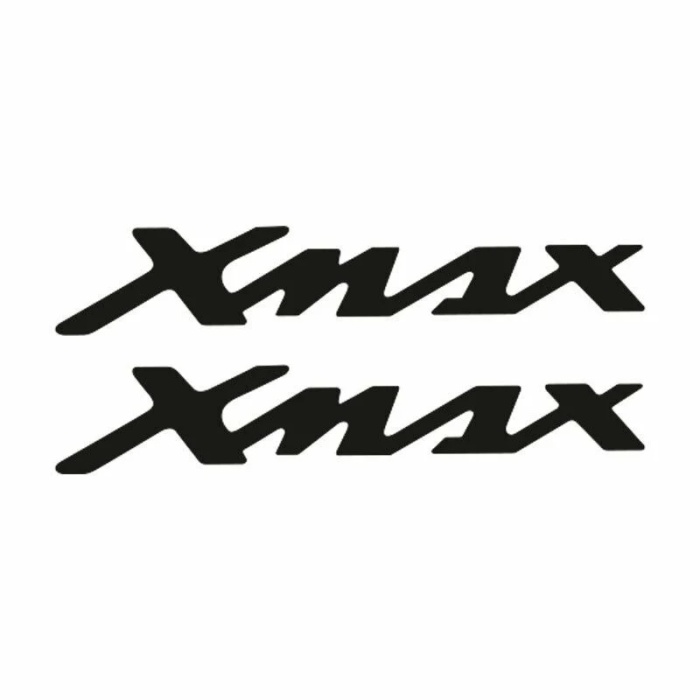 Xmax Yazı Motosiklet Sticker 2 Adet 22 x 4 cm