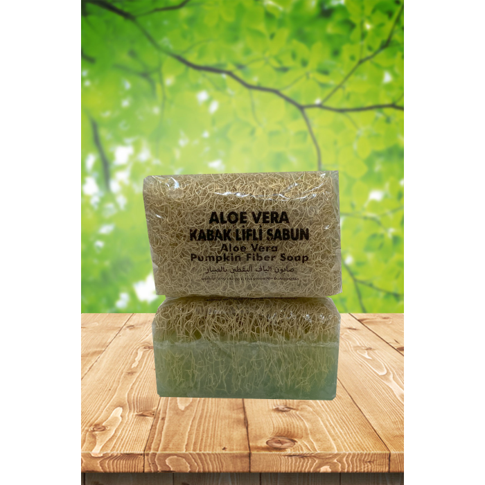 Doğal Kabak Lifli Aloe Vera Sabunu 100 Gr