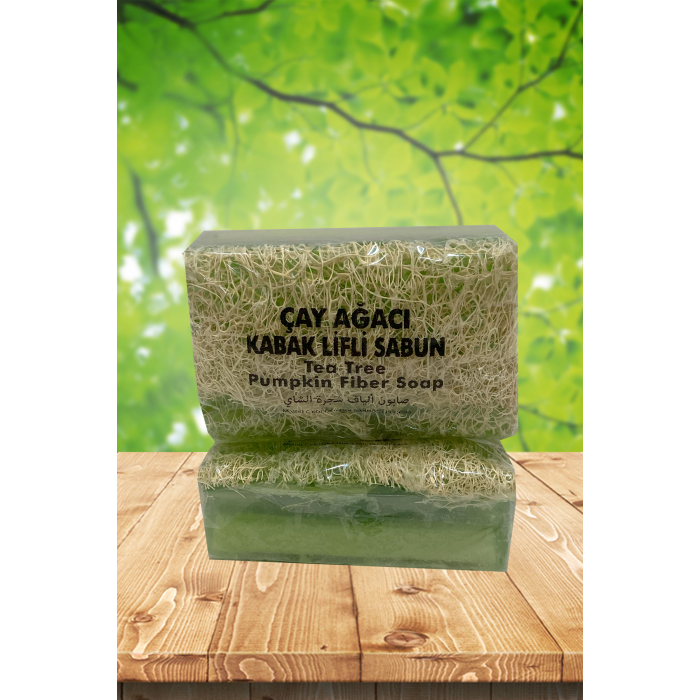 Doğal Kabak Lifli Çay Ağacı Sabunu 100 Gr