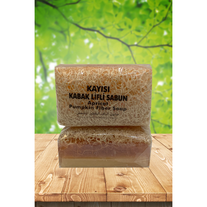 Doğal Kabak Lifli Kayısı Sabunu 100 Gr