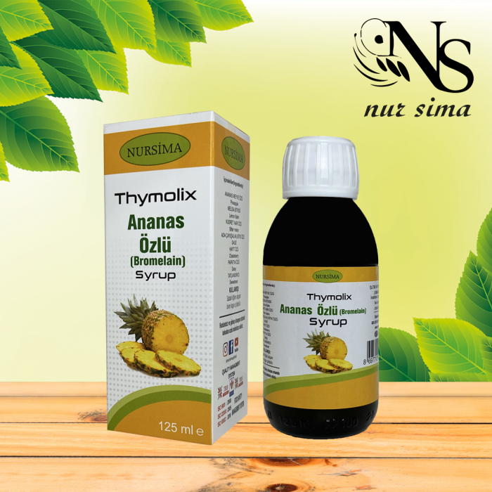 Ananas Özlü Bromelain Şurubu 125 ml