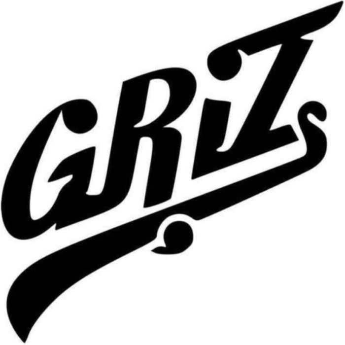 Griz Yazı Sticker 40 x 40 cm