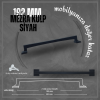 Merza Luxury Dolap Çekmece Komidin Kulp Siyah 192mm