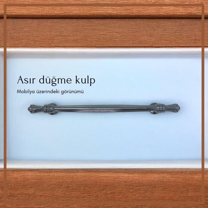 Asır Çekmece Konsol Kulp Füme 160mm