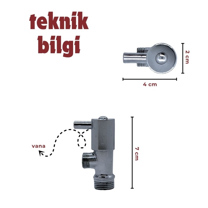 Seval Çubuk Kol Taharat Musluğu