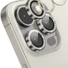 iPhone 16 Pro Max Maria Simli Kamera Lens Koruyucu - Çöl Titanyum