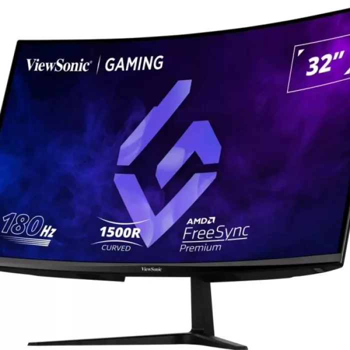 VX3218-PC-MHD 32 inç 180 Hz 1 ms (MPRT) tepki süresiyle hassaslık Kavisli HD Oyuncu Monitörü
