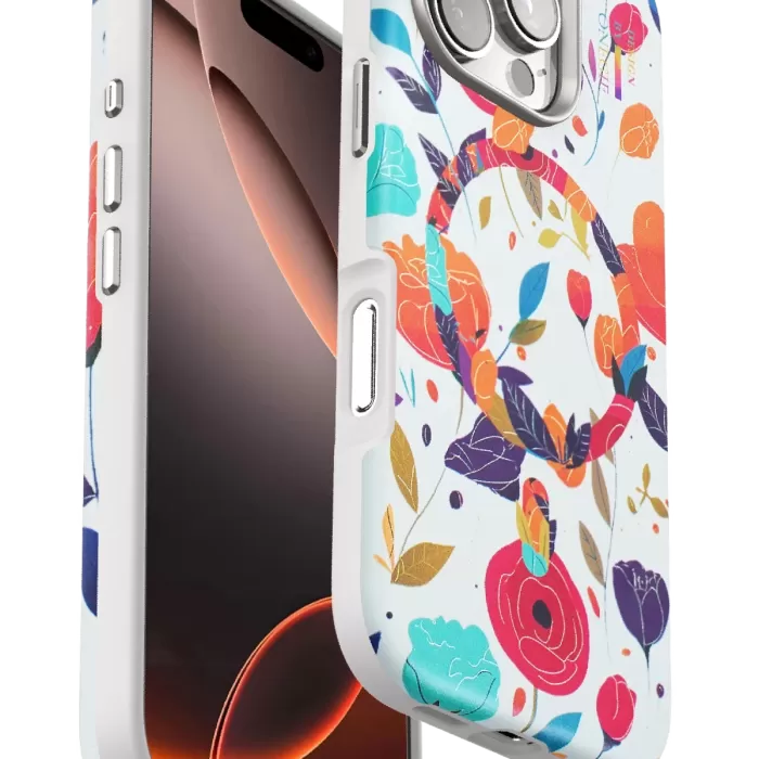 iPhone 16 Pro Max Flower Series Magsafe Kapak