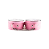 Fantezi Deri Seksi Pembe Kedi Maske Kelepçe Kırbaç Seti ( 3lü set) BC5368