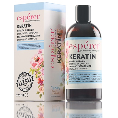 Keratin Günlük Enerji Veren Şampuan  - 525 ml.