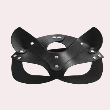 Harness Fantezi Aksesuar Suni Deri Maske H006