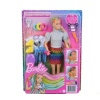 Barbie GRN81 Leopar Desenli Saçlar Bebeği