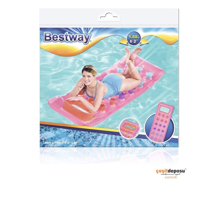 Bestway 43040 Deniz Yatağı Bardaklı 188*71cm