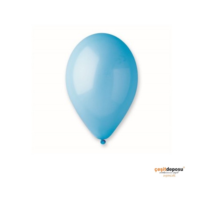 Balon Gemar Light Blue 10inch 100lü