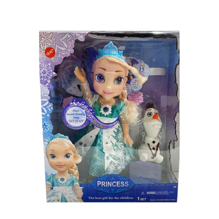 Princess L2015-2A Işıklı Sesli Figür Manken Bebek