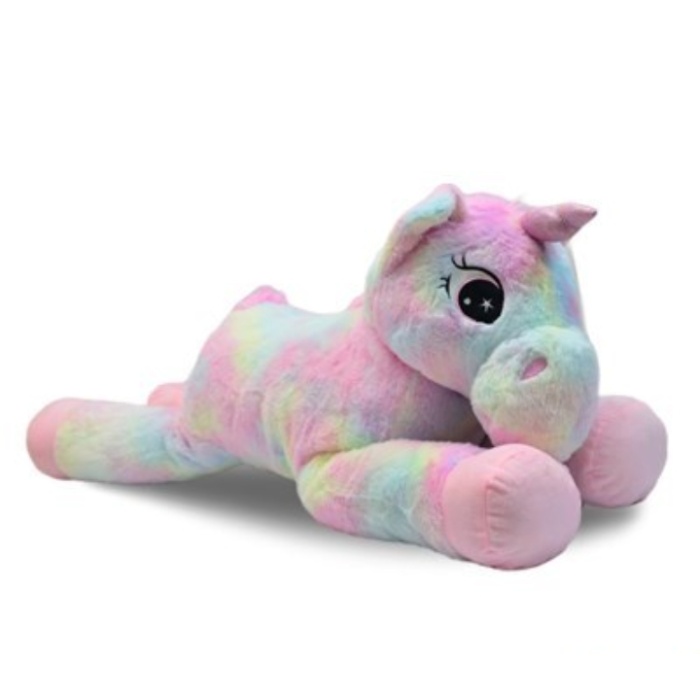 Halley 62898 Peluş 100cm Yatan Renkli Unicorn