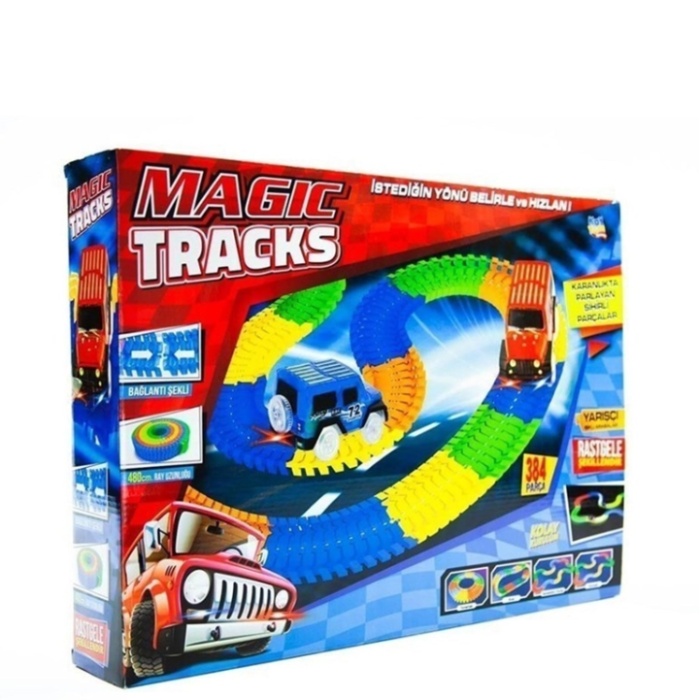 Magic Tracks 8010 Araba Ve Parkur 384pcs