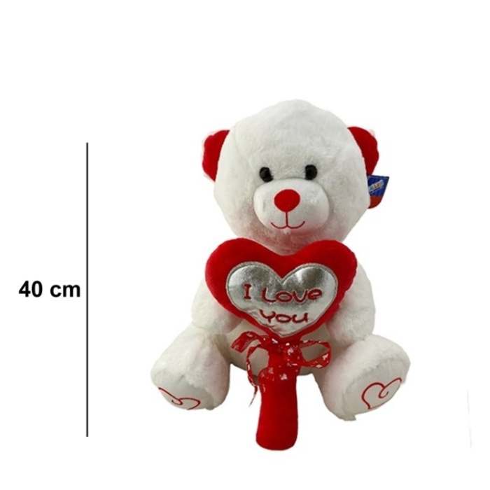 Halley 62964 Peluş 40cm Şeker Kalpli Ayı