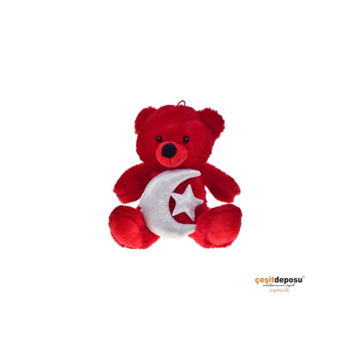 Halley 63057 Peluş 30cm Ay Yıldız Temalı Ayı