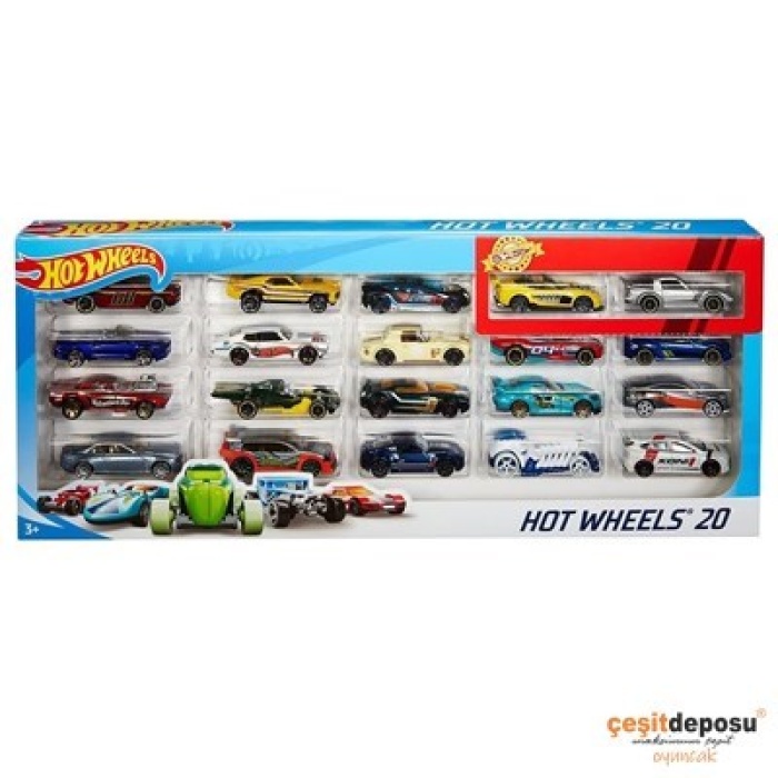 Hot Wheels H7045 Metal Araba Seti 20li