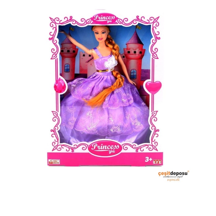 Uzun 204 Örgü Saçlı Princess Girls