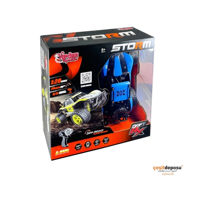 Vardem 666-764 U/K F/F Şarjlı 1:20 Storm Drift Car