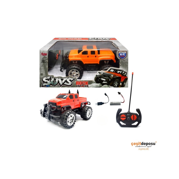 U/K F/F Şarjlı 1:18 Rock Crawler Arazi Aracı 806a