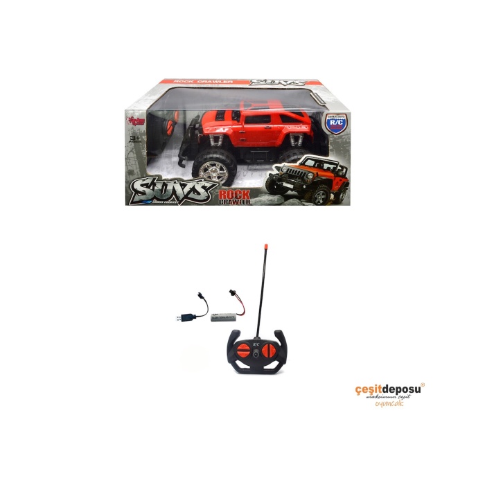 U/K F/F Şarjlı 1:18 Rock Crawler Arazi Aracı 806a