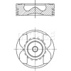 MOTOR PISTON+SEGMAN  MASTER 2.5 DCI-MOVANO 2.5CDTI (G9U) 115HP EURO3 (89.00MM) / (STD) / (-0.20MM KISA)