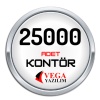 Vega yazılım Kontör 25,000 Adet