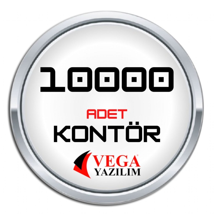 Vega yazılım Kontör 10,000 Adet