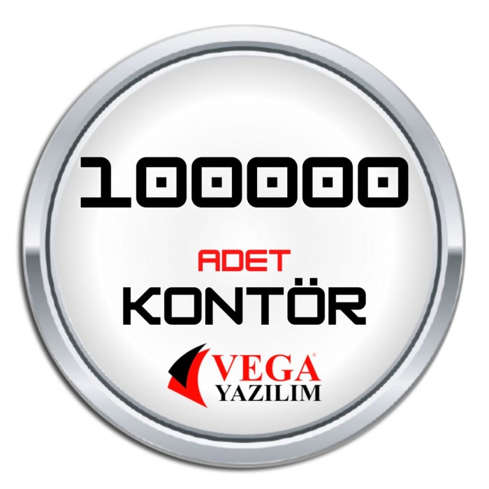 Vega yazılım Kontör 100,000 Adet