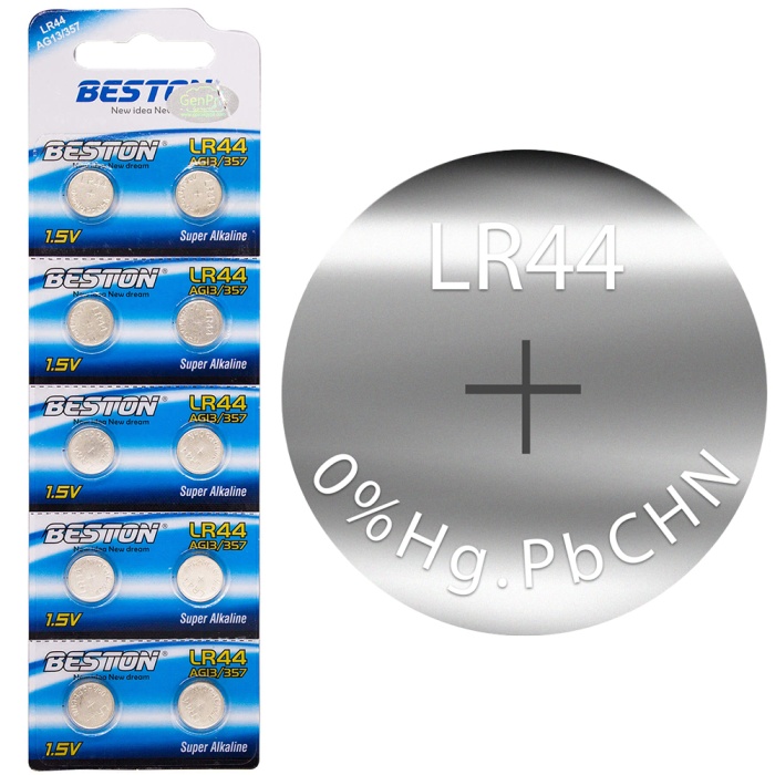 BESTON BST-LR44 ALKALİN AG13/357 LR44 DÜĞME PİL (10LU PAKET)