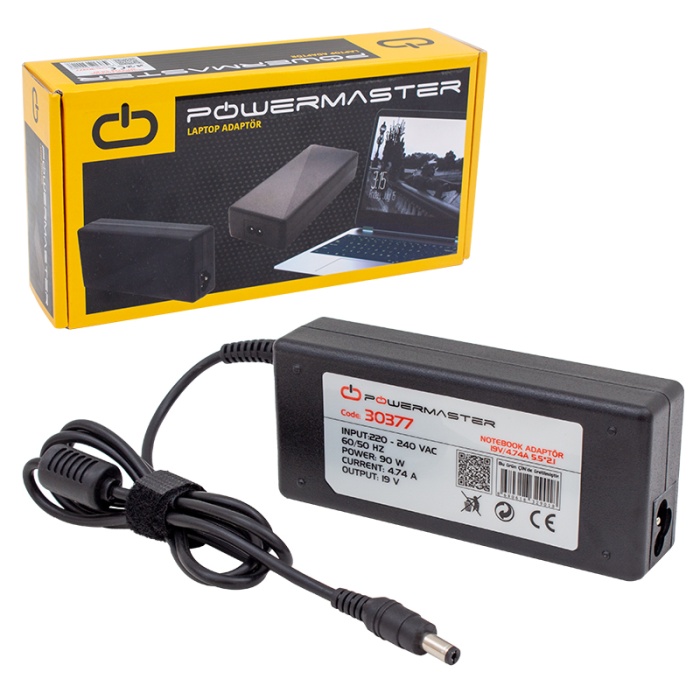 POWERMASTER PM-30377 19 VOLT - 4.74 AMPER 5.5*2.1 MM UÇLU ADAPTÖR (ACER NOTEBOOK)