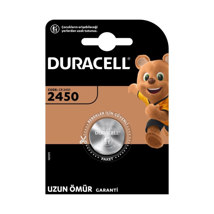 DURACELL CR2450 LİTYUM PİL (TEK FİYAT)