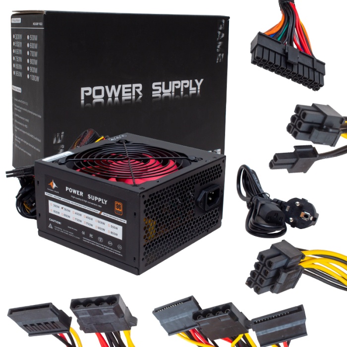 POWERMASTER PM-4264 ATX-P4-350 WATT 12V V2.3 20+4 PIN 350 WATT PEAK POWER SUPPLY