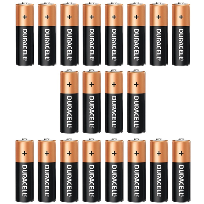 DURACELL LR6/MN1500 1.5 VOLT ALKALİN AA KALEM PİL (20Lİ KARTELA PAKET FİYATI)(2Lİ YIRTMALI)