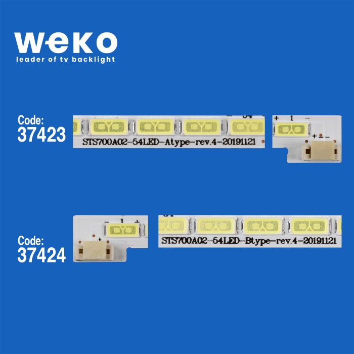 WKSET-6773 37423X2 37424X2 STS700A02_54LED_A/BTYPE_REV.4  4 ADET LED BAR