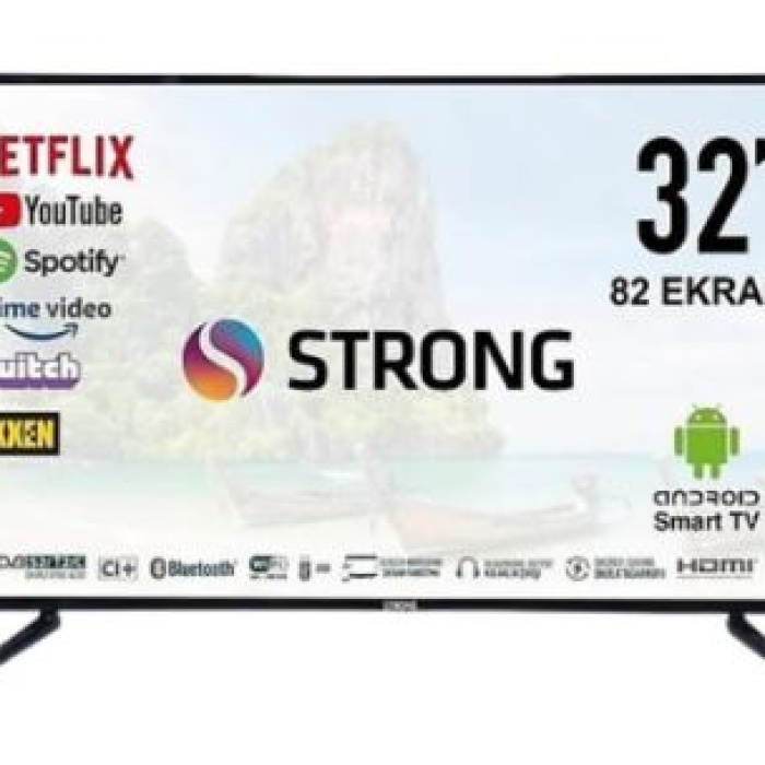 STRONG MT32ES2000 32 82 EKRAN UYDU ALICILI FULL HD ANDROİD SMART LED TV